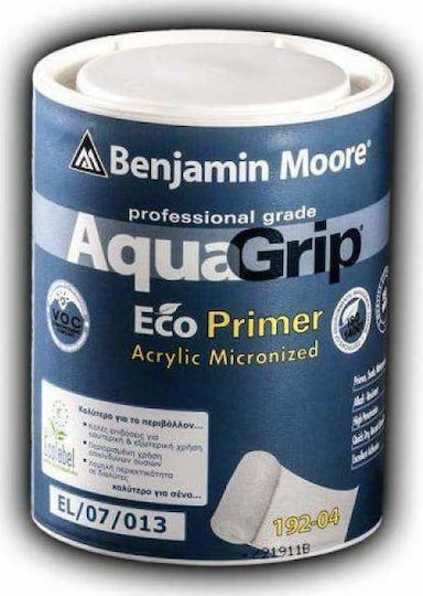 Benjamin Moore 192 Aquagrip Αστάρι Κατάλληλο για Δομικά Υλικά 9lt