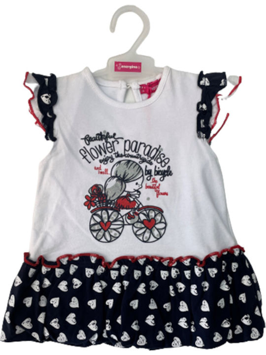 Energiers Kids Dress Short Sleeve Multicolour