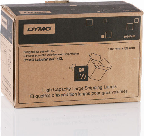Dymo 575 Autocolante Autoadezive pe Rolă pentru Imprimantă de Etichete 102x58mm 2buc
