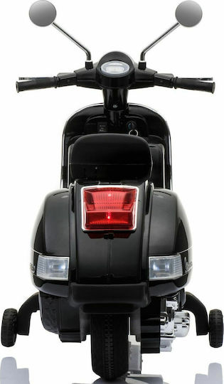 Vespa Piaggio Vintage Kids Electric Motorcycle Licensed 12 Volt Black
