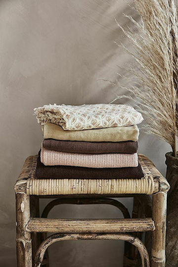 Elodie Details Soft Πάνα Αγκαλιάς Πικέ Καφέ 75x100εκ.