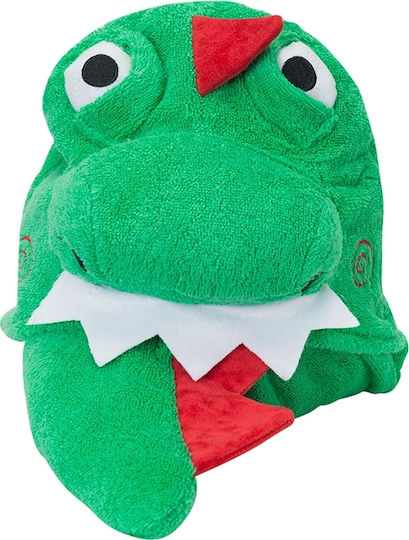 Zoocchini Baby-Badetuch mit Kapuzen Devin the Dinosaur Grüne 127x55cm