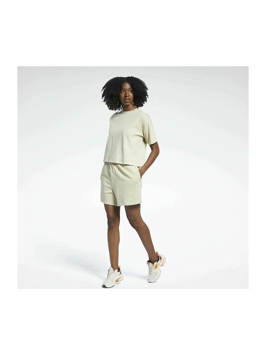Classics Natural Dye Women's Sporty Shorts Beige