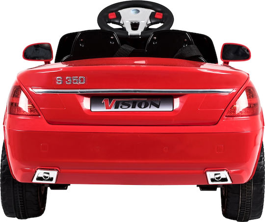 MER Style Car One-Seater with Remote Control 6 Volt Red