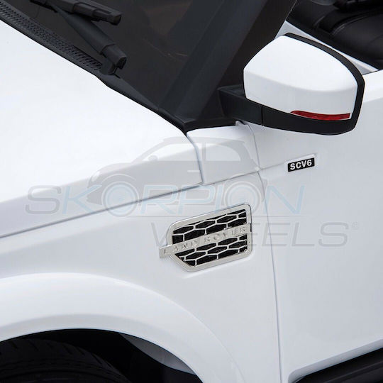 Land Rover Discovery Διθέσιο με Τηλεκοντρόλ Licensed 12 Volt Λευκό