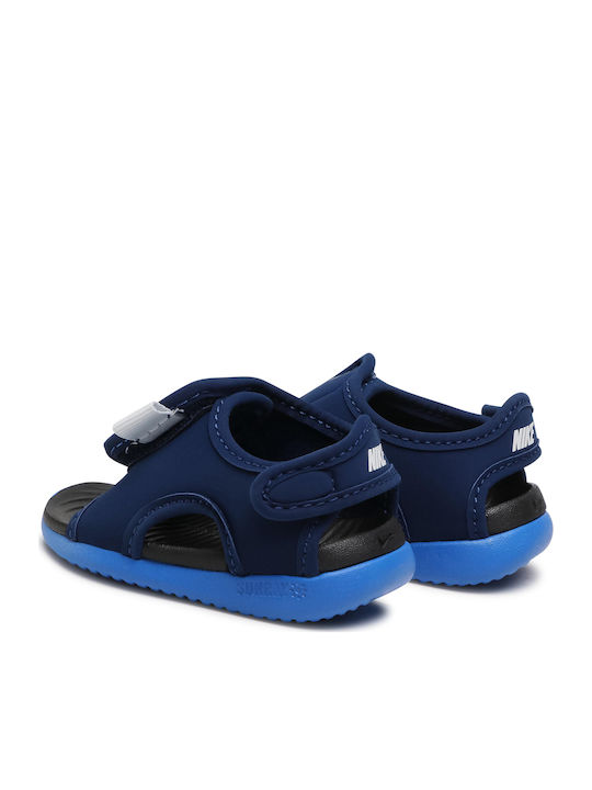 Nike Sunray Adjust 5 V2 Kids Beach Shoes Navy Blue