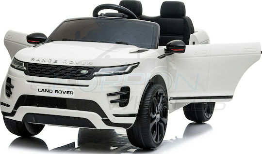 Range Rover Evoque Cu Un Loc Cu Telecomandă Licențiat 12 Volți Alb Pentru 5+ Ani