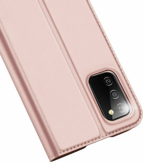 Dux Ducis Skin Pro Book Δερματίνης Ροζ Χρυσό (Galaxy A02s)