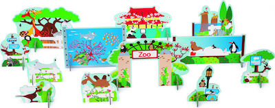 Scratch Europe Paper Construction Toy Mix and Play Ζωολογικός Κήπος Kid 3++ years