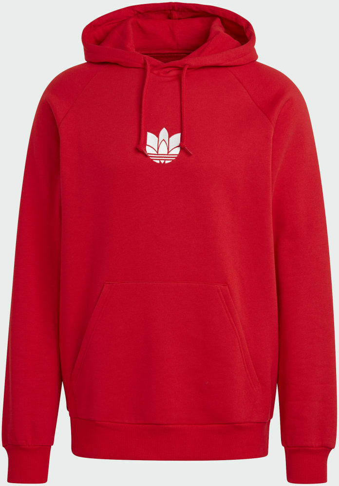 Adidas Adicolor 3D Trefoil Ανδρικό Φούτερ με Κουκούλα και Τσέπες Scarlet  Red GN3554 | Skroutz.gr