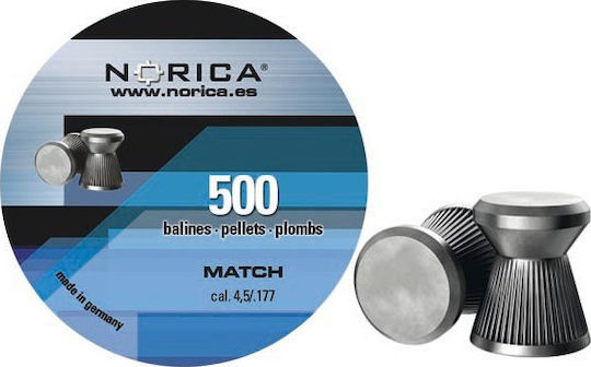 Norica Match Pellets Airgun 4.5mm 500pcs 500pcs 1000061 10005