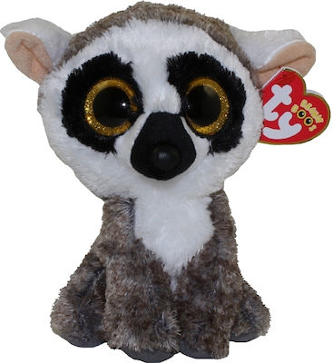 TY Λούτρινο Beanie Boos Linus The Lemur Stuffed Animal 15 εκ. για 3+ Ετών