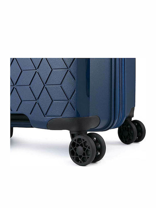 Verage GM18106W Μεγάλη Βαλίτσα Ταξιδίου Σκληρή Μπλε με 4 Ρόδες Ύψους 78εκ.