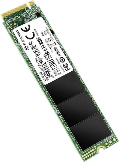 Transcend 110S SSD 128GB τύπου M.2 με σύνδεση PCI Express 3.0 TS128GMTE110S