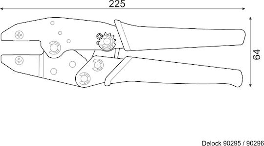 DeLock Steckverbinderpresse Koaxial
