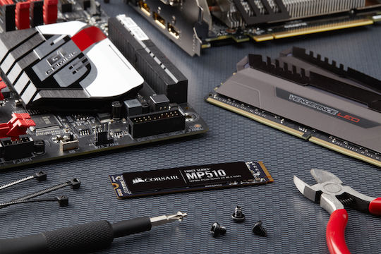 Corsair MP510 SSD 480GB τύπου M.2 με σύνδεση PCI Express 3.0 CSSD-F480GBMP510B