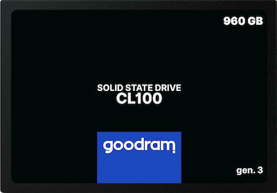 GoodRAM CL100 gen.3 SSD 960GB 2.5'' SATA III