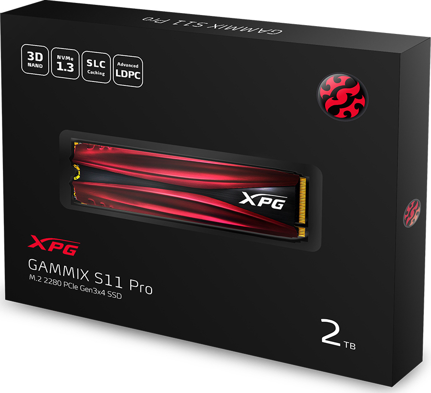 Adata XPG Gammix S11 Pro SSD 2TB M.2 NVMe PCI Express 3.0