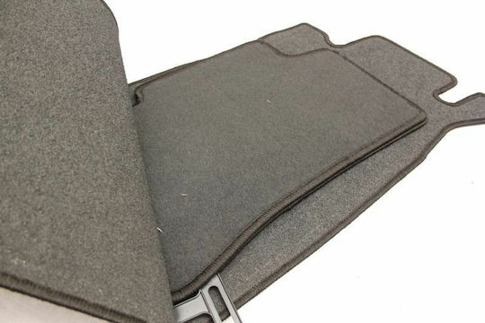 Petex Set of Front and Rear Mats 4pcs for Mercedes-Benz CLK Class 1997-2002 Black