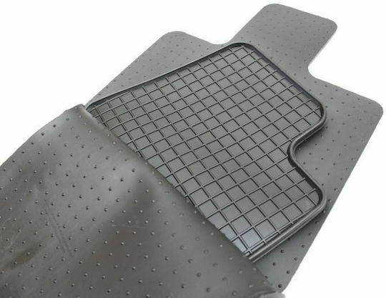 Petex Set of Front and Rear Mats 4pcs for Peugeot iOn Mitsubishi i-MiEV Citroen C-Zero 2010 Black