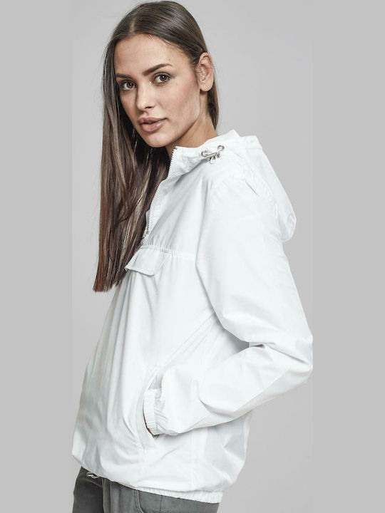 Women's Short Sports Jacket for Winter White