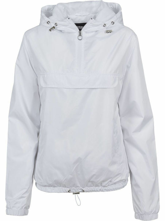 Women's Short Sports Jacket for Winter White