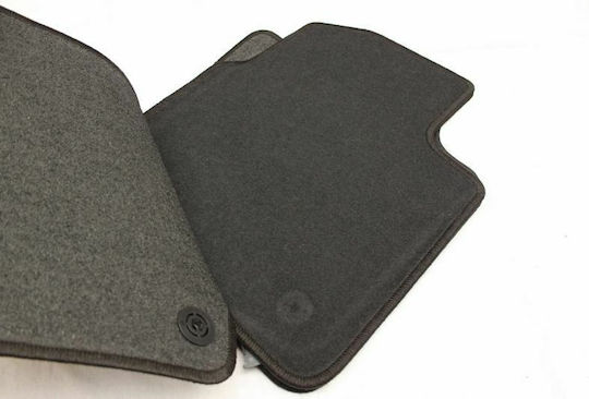 Petex Set of Front and Rear Mats 4pcs for Skoda Rapid 2012+ Black