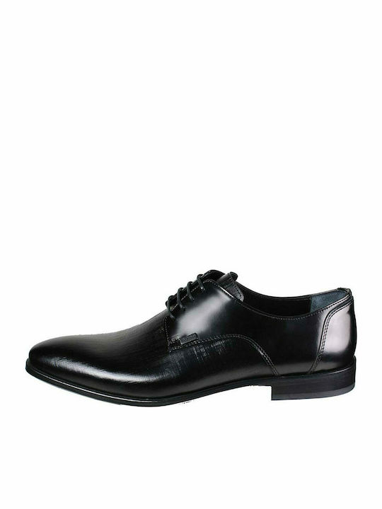 Boss Shoes Glamour Δερμάτινα Ανδρικά Σκαρπίνια Μαύρα