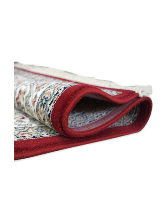 Bekas Carpets Da Vincie Bedroom Rugs Set Red Beige 3pcs