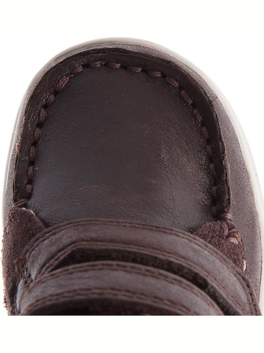 Cloud Tuktu T Kids Sneakers High Anatomic with Scratch Brown
