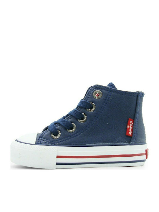 Levi's VTRU0027S Kids Boots with Zipper Navy Blue