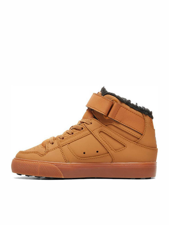 DC Kids Sneakers High Tabac Brown