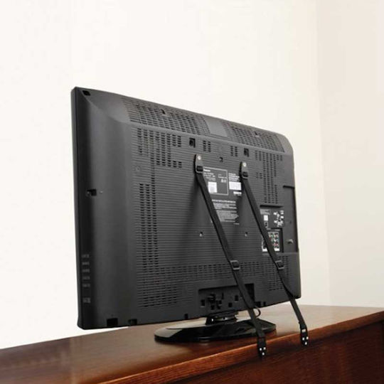 Dreambaby TV Protectors with Screws, βιδωτό, βιδωτο made of Fabric in Black Color 22x2.5cm 2pcs