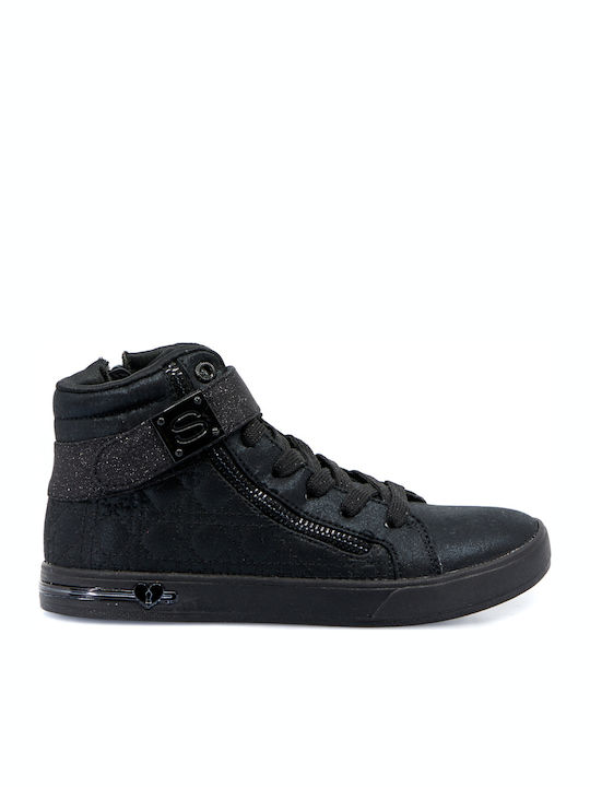 Skechers Shoutouts Quilted Kicks Booties Black