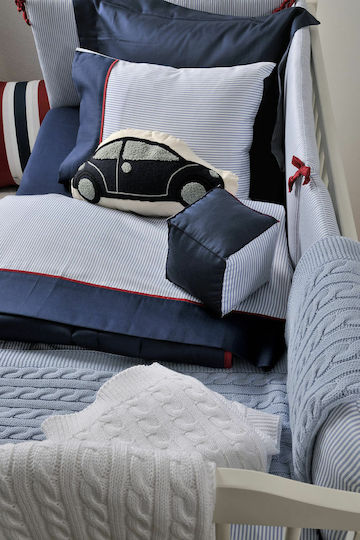 Down Town Home Cotton Baby Quilt 700 95x145cm Blue