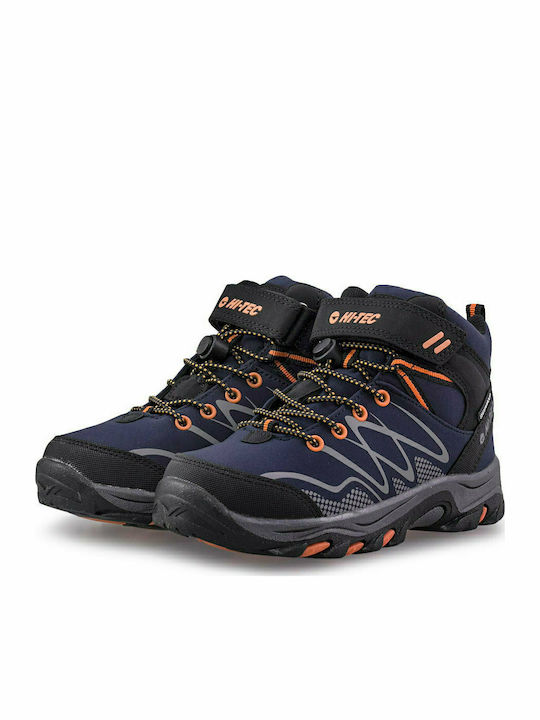 Hi-Tec Kids Waterproof Hiking Boots Blackout Mid Wp Jr Blue