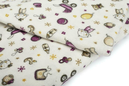 Dimcol Пухено одеяло За Количка Памук Baby Бежов 120x160см