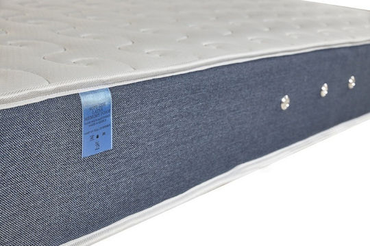 Bs Strom Eclipse Διπλό Ορθοπεδικό Στρώμα Memory Foam / Foam / Latex Διπλής Όψης 140x200x24cm με Aloe Vera