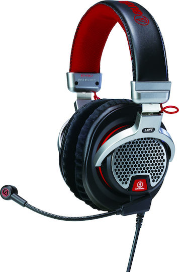 Audio Technica ATH-PDG1 Over Ear Gaming Headset with Connection 3.5mm Red
