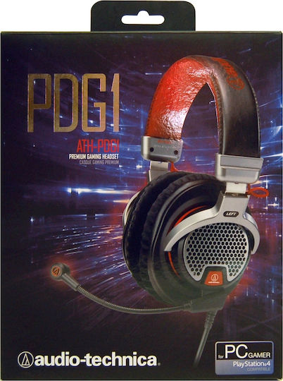 Audio Technica ATH-PDG1 Over Ear Gaming Headset with Connection 3.5mm Red