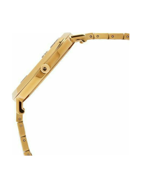 Gucci Grip Uhr Batterie mit Gold