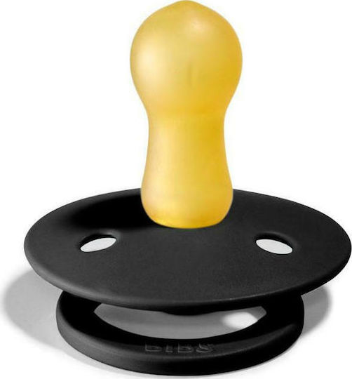 Bibs Colour Schnuller Gummi Schwarz & Weiß für 0-6 Monate 2Stück