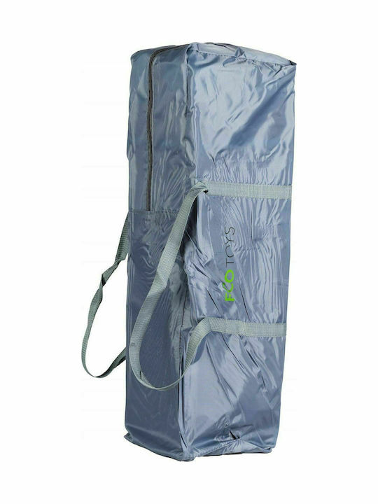 Ecotoys Laufstall mit Matratze Hellblau 126x66cm