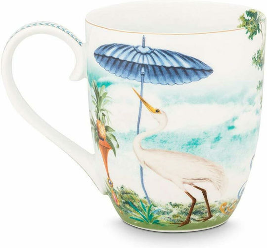 PiP Studio XL Jolie Heron Κούπα από Πορσελάνη Πολύχρωμη 450ml PiP Studio XL Jolie Heron Κούπα από Πορσελάνη Πολύχρωμη 450ml
