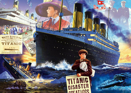 Titanic Puzzle 2D 1000 Teile