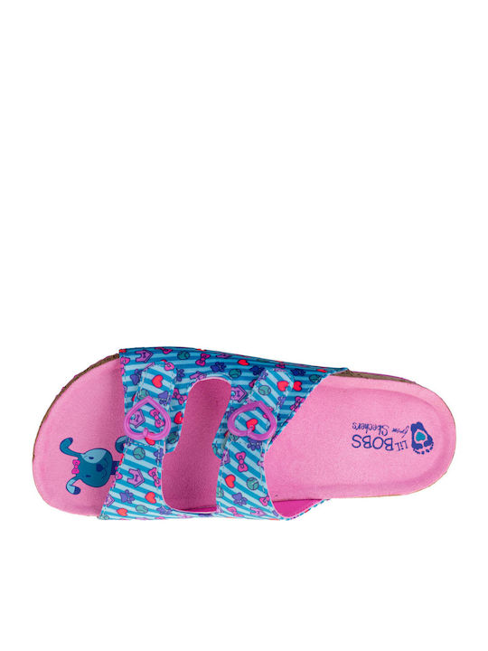 Skechers Șlapi pentru copii Slides Roz Granola