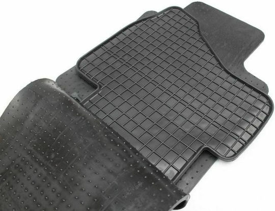 Frogum Set of Front and Rear Mats 4pcs for Peugeot 107 Toyota Aygo Citroen C1 2005-2014 Black