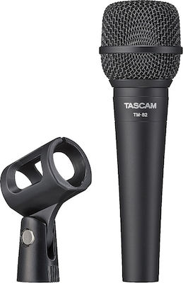 Tascam Dynamisch Mikrofon TM-82 Shock Mounted/Clip-On-Montage Stimme