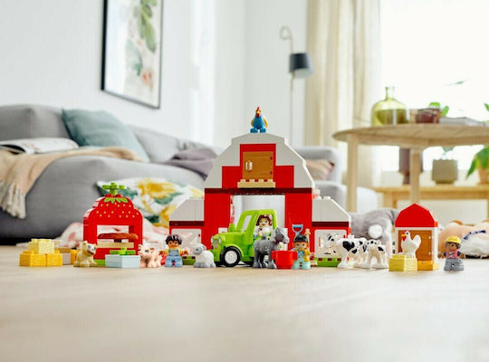 LEGO Duplo Barn Tractor & Farm Animal Care για 2+ Ετών