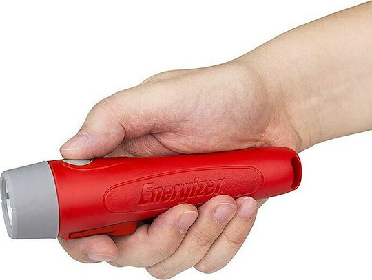 Energizer Taschenlampe LED mit maximaler Helligkeit 50lm Magnet Handheld Rot
